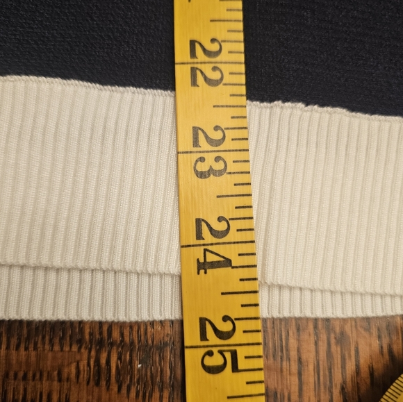 Chico's Boat Neck Color Block Dolman Sweater - Picture 11 of 11